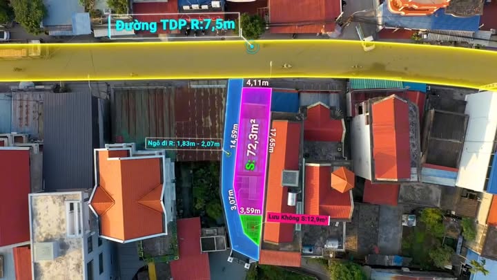 Nhà 2 tầng Dương Quan 72,3m² giá 6 tỷ - Vị trí đắc địa gần chợ!