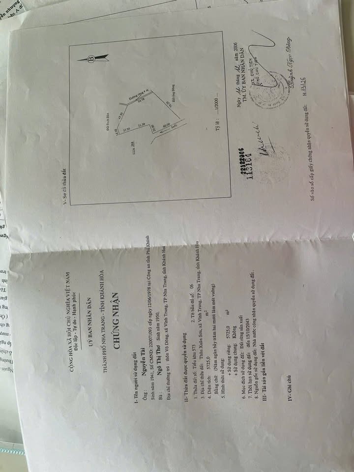 Đất thổ cư thôn Xuân Sơn, Vĩnh Trung 77m² giá 350 triệu - Cơ hội đầu tư hấp dẫn!