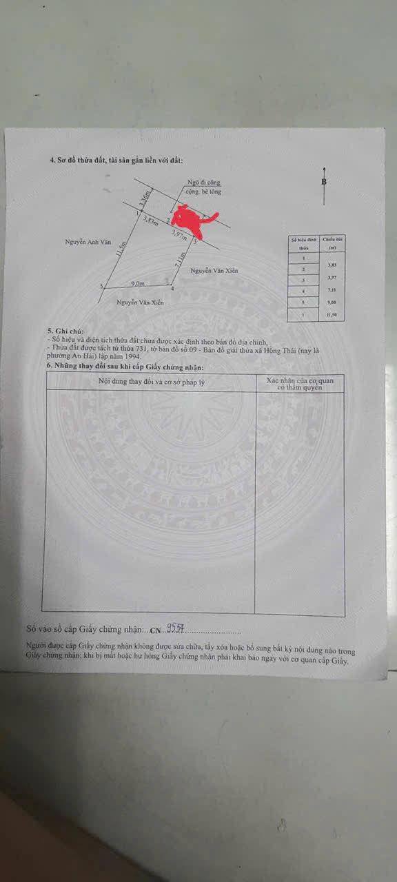 Lô đất Hồng Thái An Dương 72m² - Ô tô đỗ cửa, giá chỉ 9xx triệu!