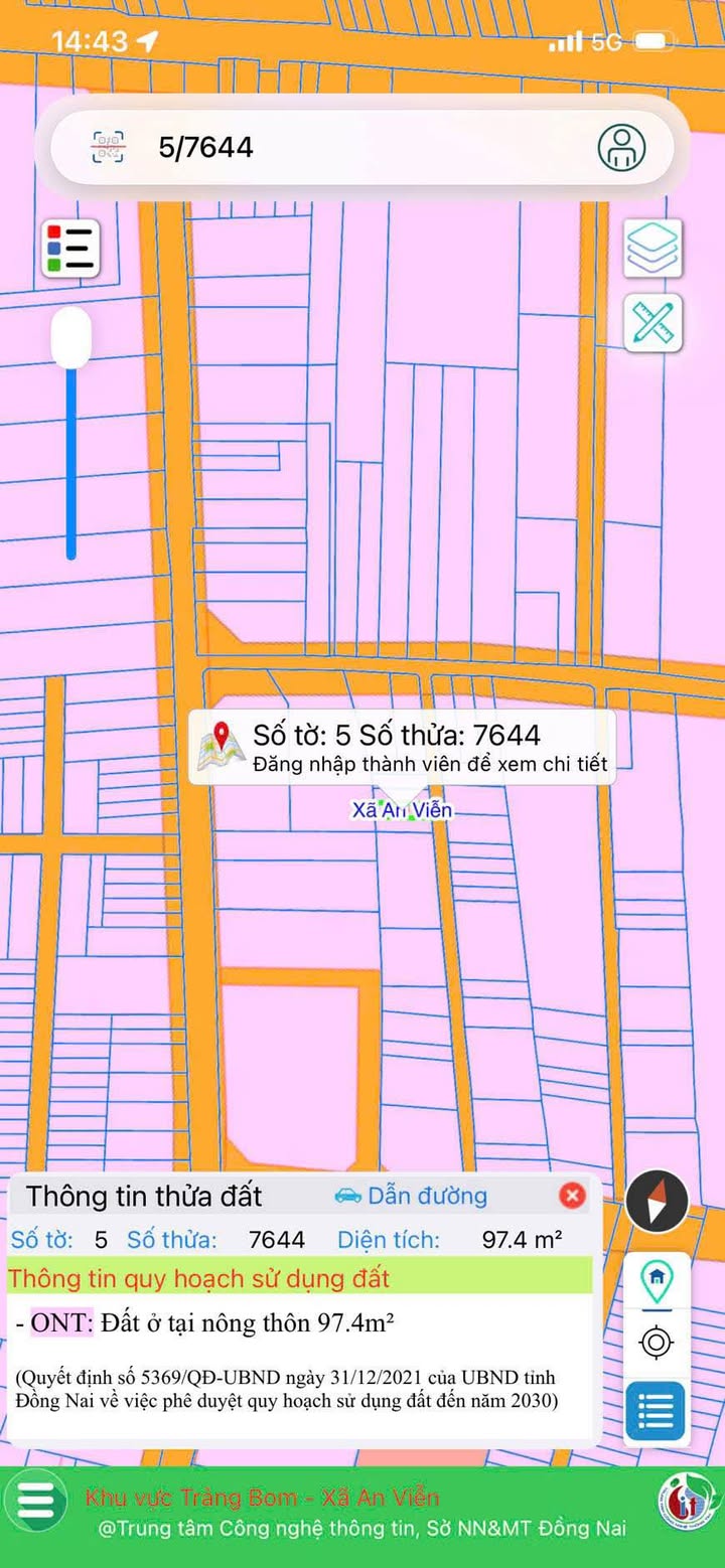 Đất thổ cư 95m² tại Ấp 4 An Viễn - Sổ đỏ chính chủ, giá 900 triệu!