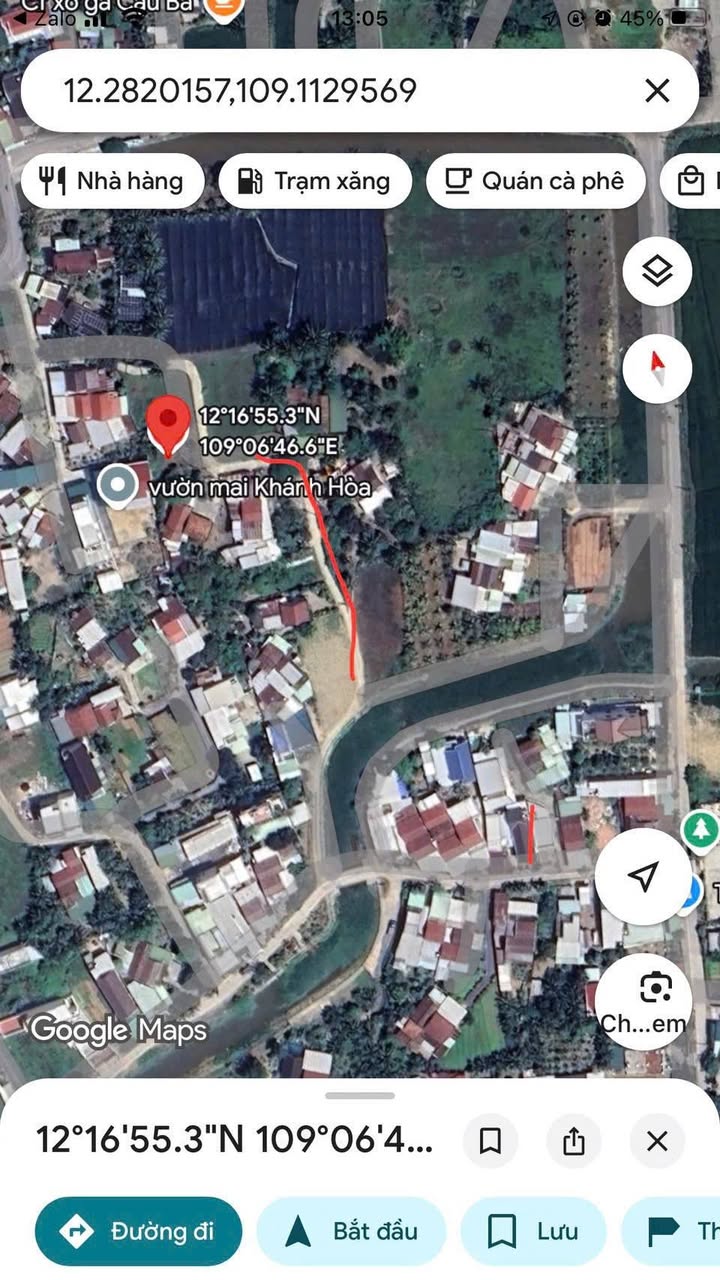 Đất nền hẻm ô tô 707, đường 23/10, phường Tây, Nha Trang - Giá chỉ 1.86 tỷ!