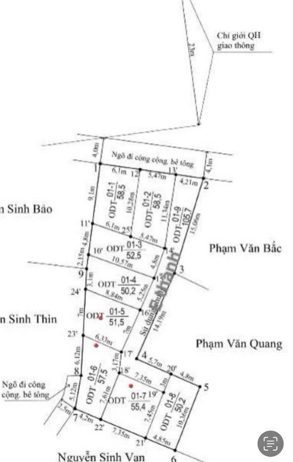 Đất nền Đặng Cương, An Dương 54m² giá 900 triệu - Cắt lỗ nhanh chóng!