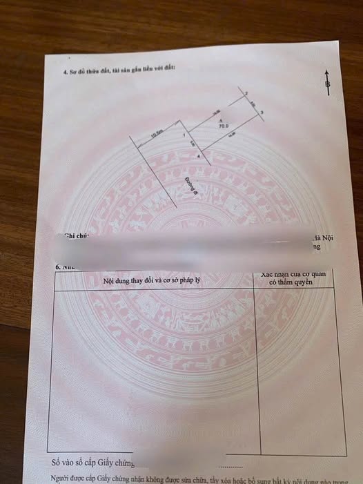 Đất ở Trung Hưng, Sơn Tây 70m² giá 4 tỷ - Vị trí đắc địa, dân cư đông đúc!