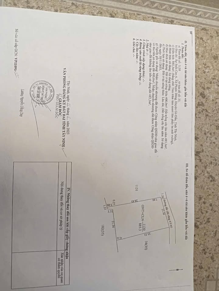 Nhà cấp 4 Suối Cao A, Phước Đông, Gò Dầu 100m² giá chỉ 1.55 tỷ - Bán gấp!