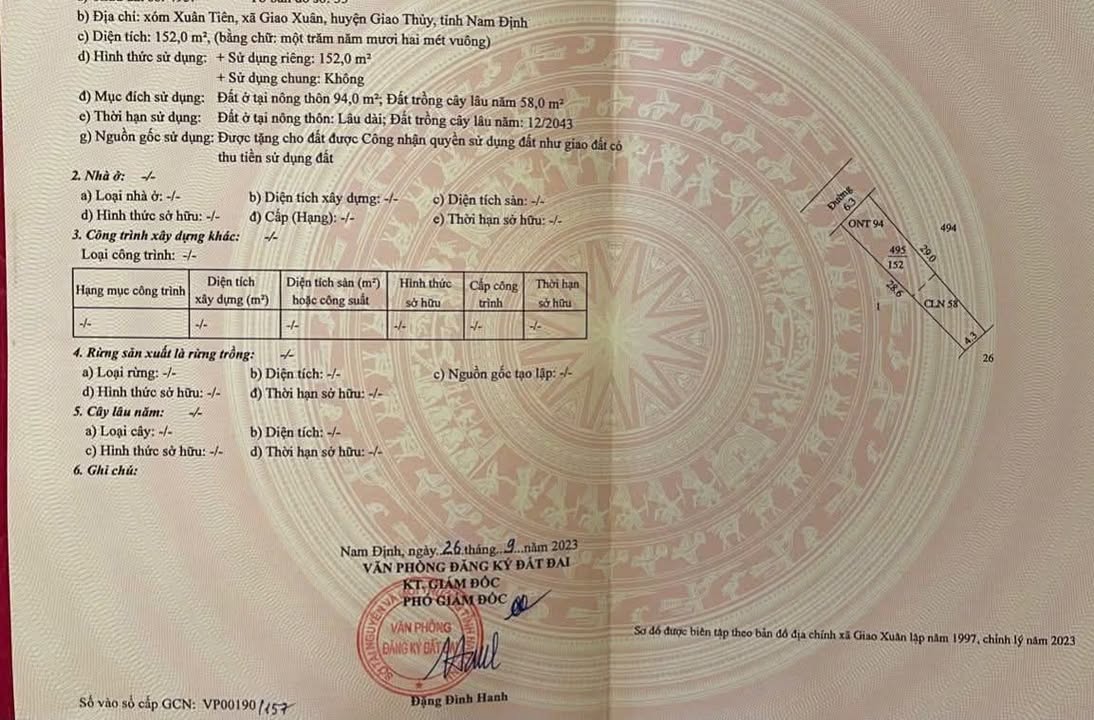 Đất thổ cư Giao Phúc 182m² giá chỉ 499 triệu - Đầu tư sinh lời ngay!