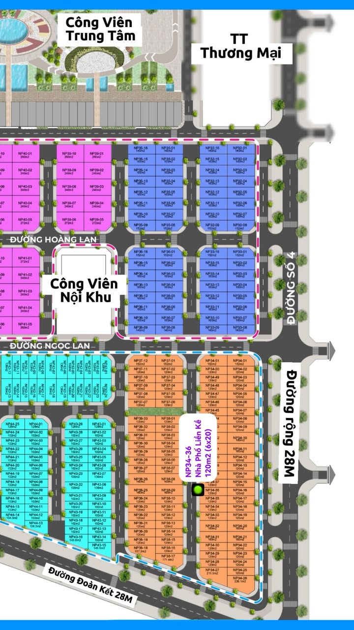 Nhà phố liền kề 120m² tại VSIP Nghệ An giá 5.8 tỷ - Hướng Nam, trung tâm tiện ích!