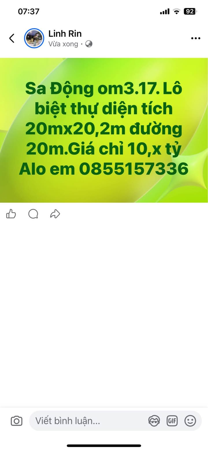 Đất nền biệt thự Bảo Ninh Đồng Hới 404m² giá 10 tỷ - Vị trí đắc địa, đầu tư sinh lời!
