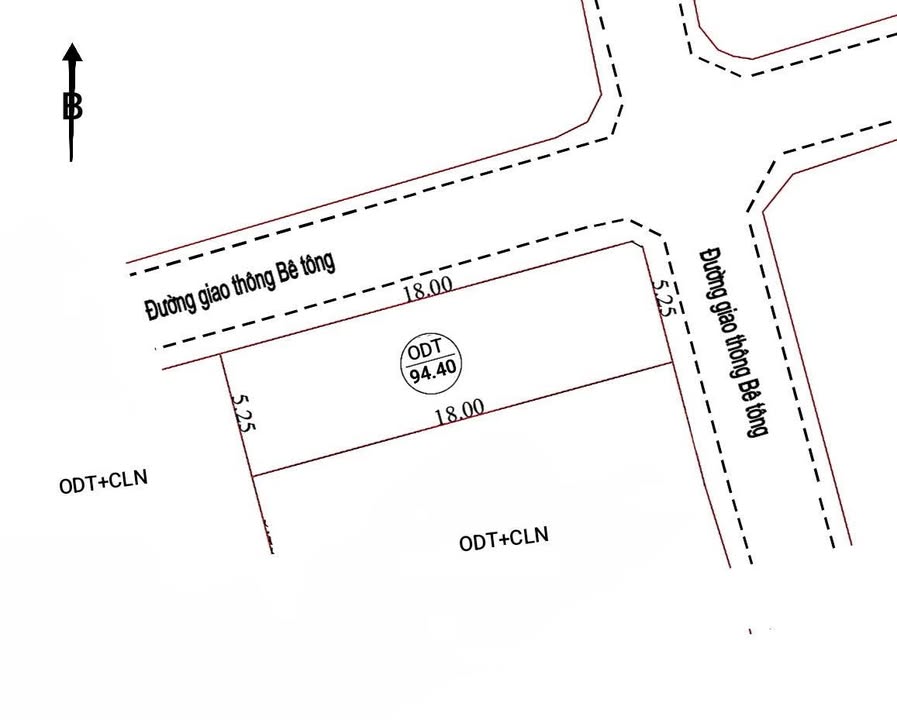 Đất nền Bắc Nghĩa 94m² giá 690 triệu - Hướng Tây Bắc, hai mặt tiền thoáng đãng!