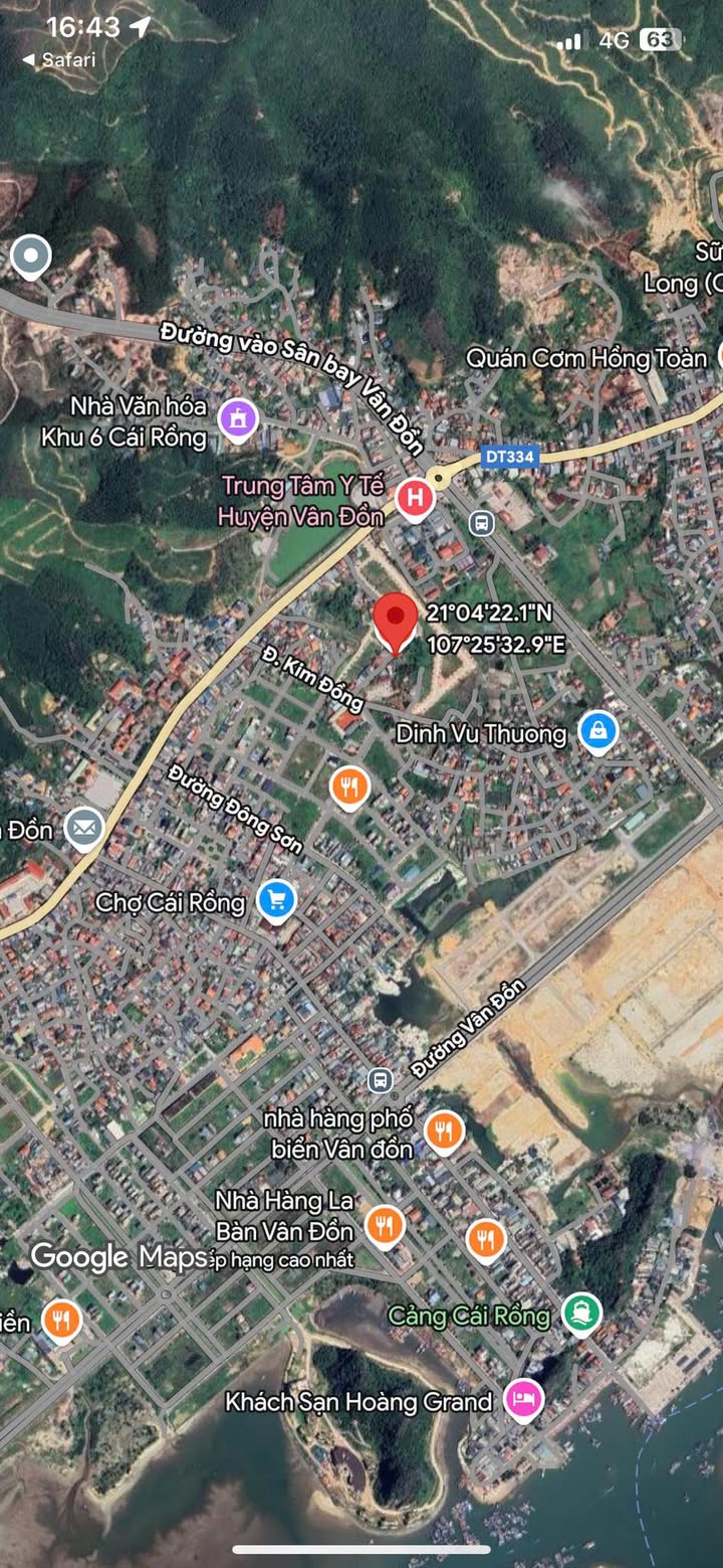 Đất nền khu phố 5, thị trấn Cái Rồng, 1000m² giá chỉ 1X tỷ - Cơ hội đầu tư hiếm có!