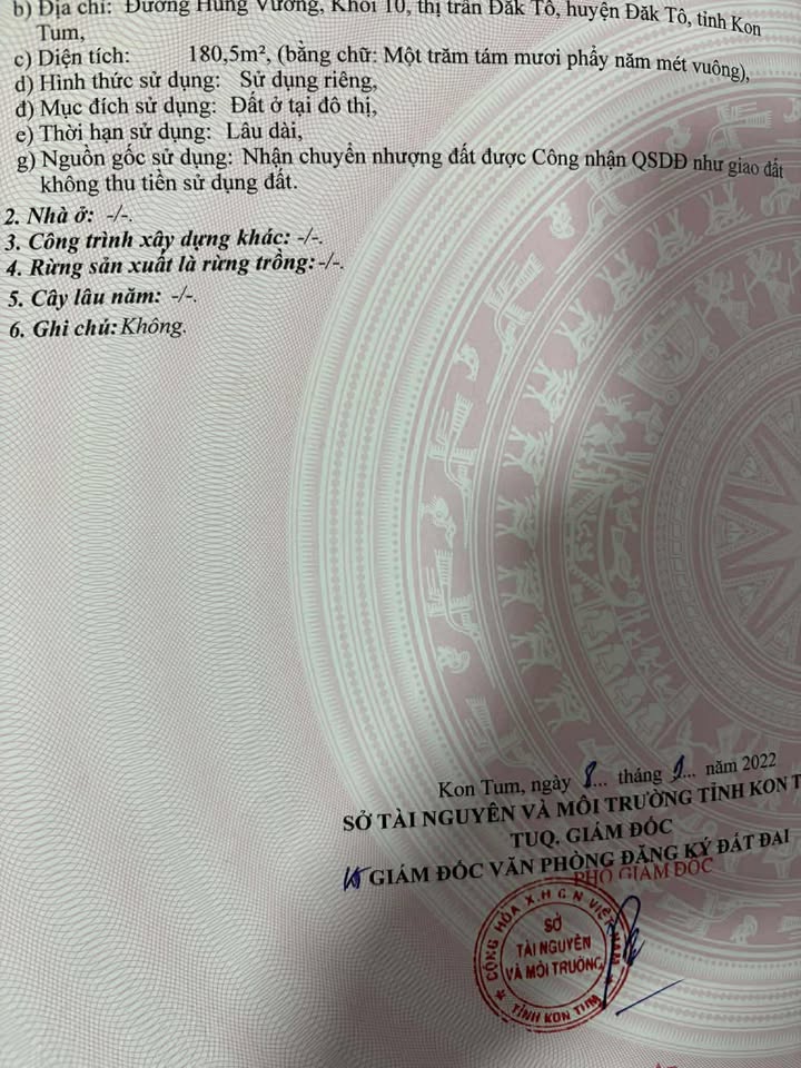 Đất mặt tiền kinh doanh Đăk Tô 180m² giá 900 triệu - Cơ hội vàng cho nhà đầu tư!