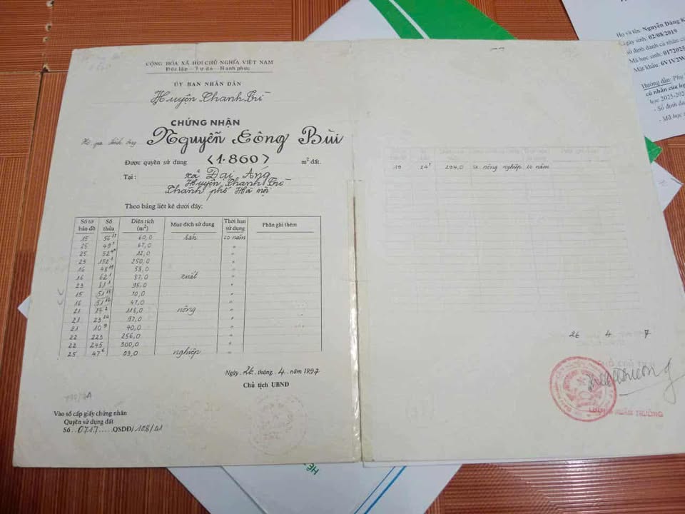 Đất nền 134m² mặt tiền 10m chợ Đại Áng - Kinh doanh sầm uất!