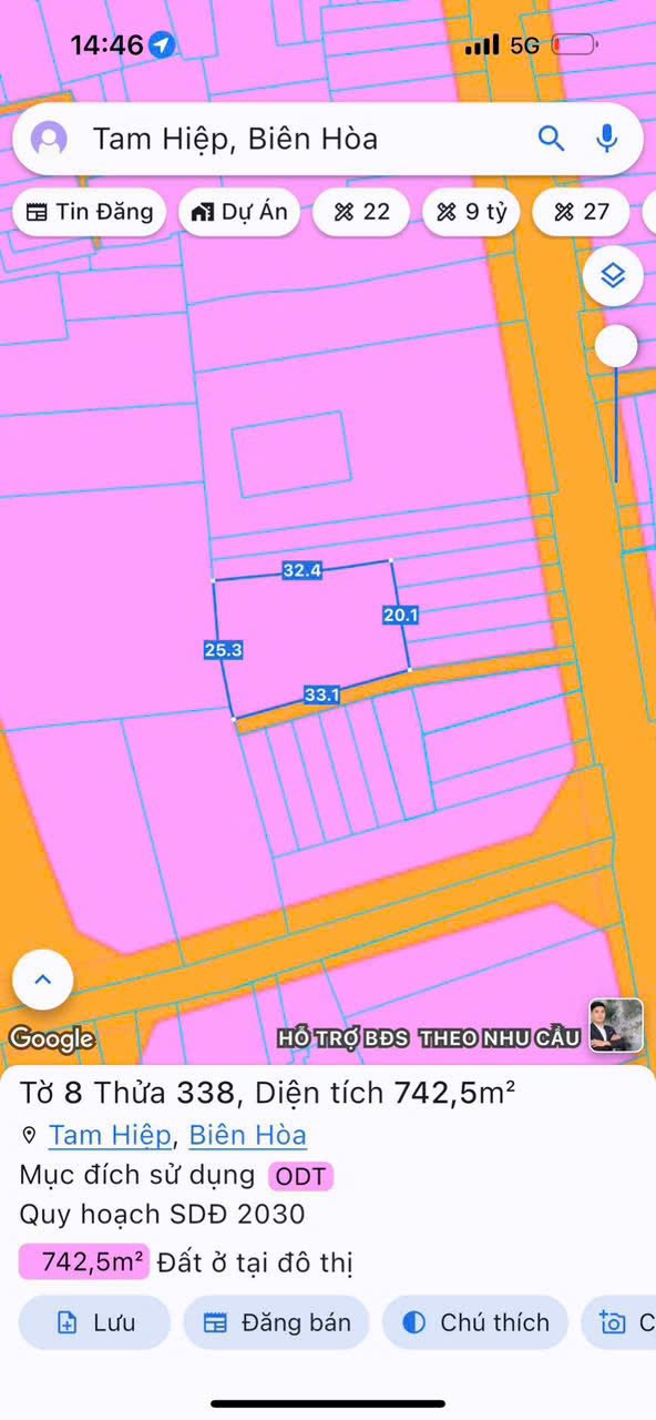 Đất nền 60m² Lý Văn Sâm, Tam Hiệp chỉ 2 tỷ - Cơ hội đầu tư tuyệt vời!