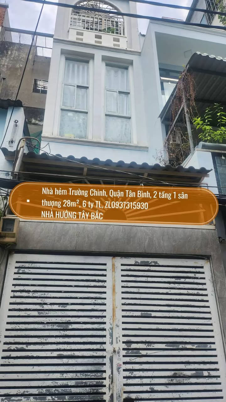Nhà hẻm 86 Trường Chinh, quận Tân Bình 28m² giá 6 tỷ - Vượng khí, dễ giữ dòng tiền!