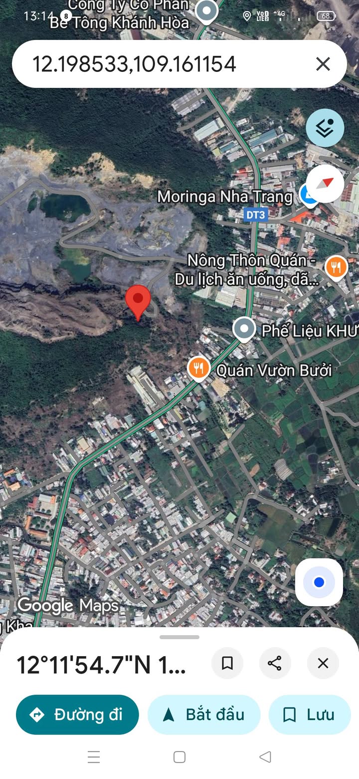 Đất trồng cây lâu năm tại Phước Đồng, Nha Trang 1,1ha giá 1.2 tỷ - Cơ hội đầu tư sinh lời!