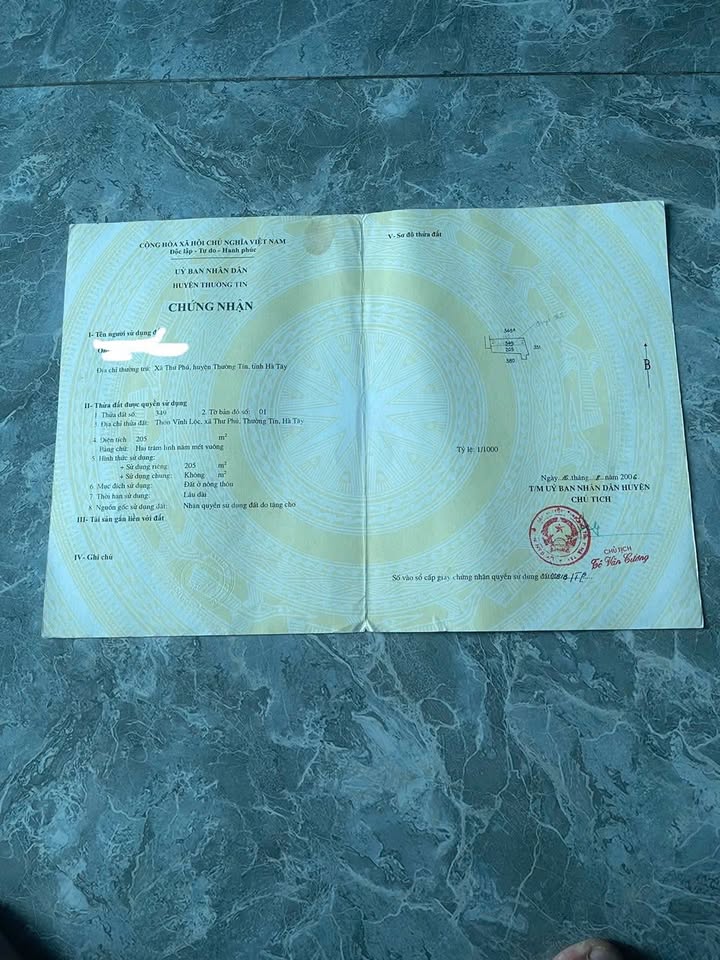 Đất nền Thư Phú - Thường Tín 96m² giá 400 triệu - Tiềm năng đầu tư lớn!