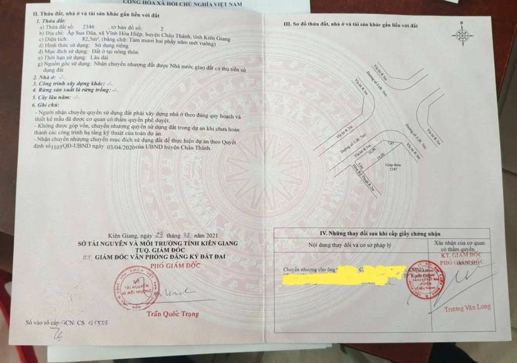 Đất nền lô góc KDC Sua Đũa, Châu Thành, An Giang 177m² giá 1.7 tỷ - Cơ hội đầu tư tuyệt vời!