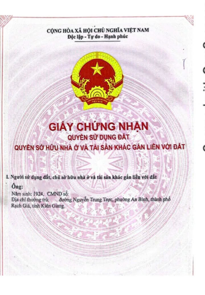 Đất mặt tiền Nguyễn Trung Trực Rạch Giá 2766m² - Cơ hội đầu tư sinh lời cao!