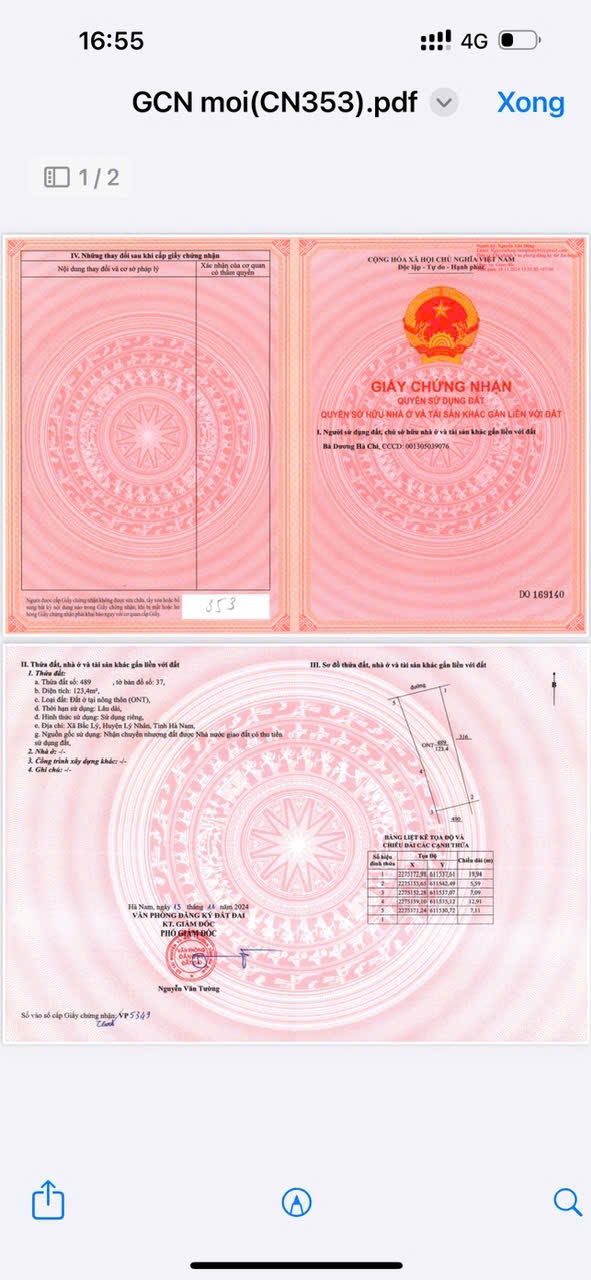 Đất nền Khu đô thị Mạnh Hùng, Bắc Lý, Lý Nhân, 123m² chỉ 1 tỷ - Vị trí đẹp, giá tốt