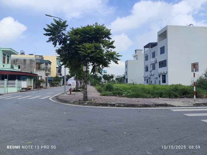 Đất nền lô góc Khu C đô thị Vũ Phúc 88m² - Hướng Tây Bắc - Tây Nam, giá thương lượng hấp dẫn!