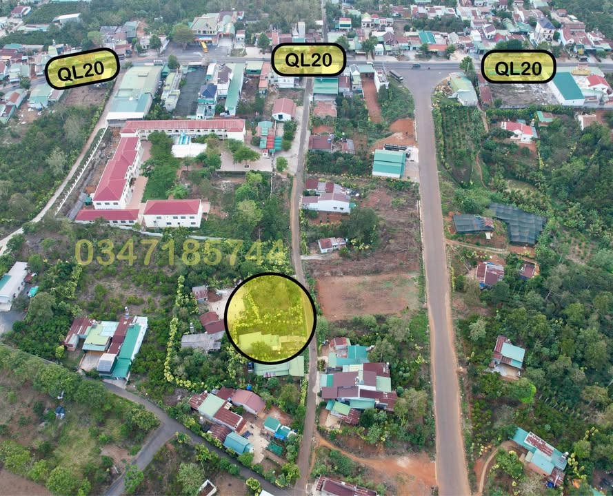 Đất nền 145m² tại đường Nguyễn Huy Tưởng, Bảo Lộc - Giá 1.29 tỷ - Cơ hội đầu tư hấp dẫn!