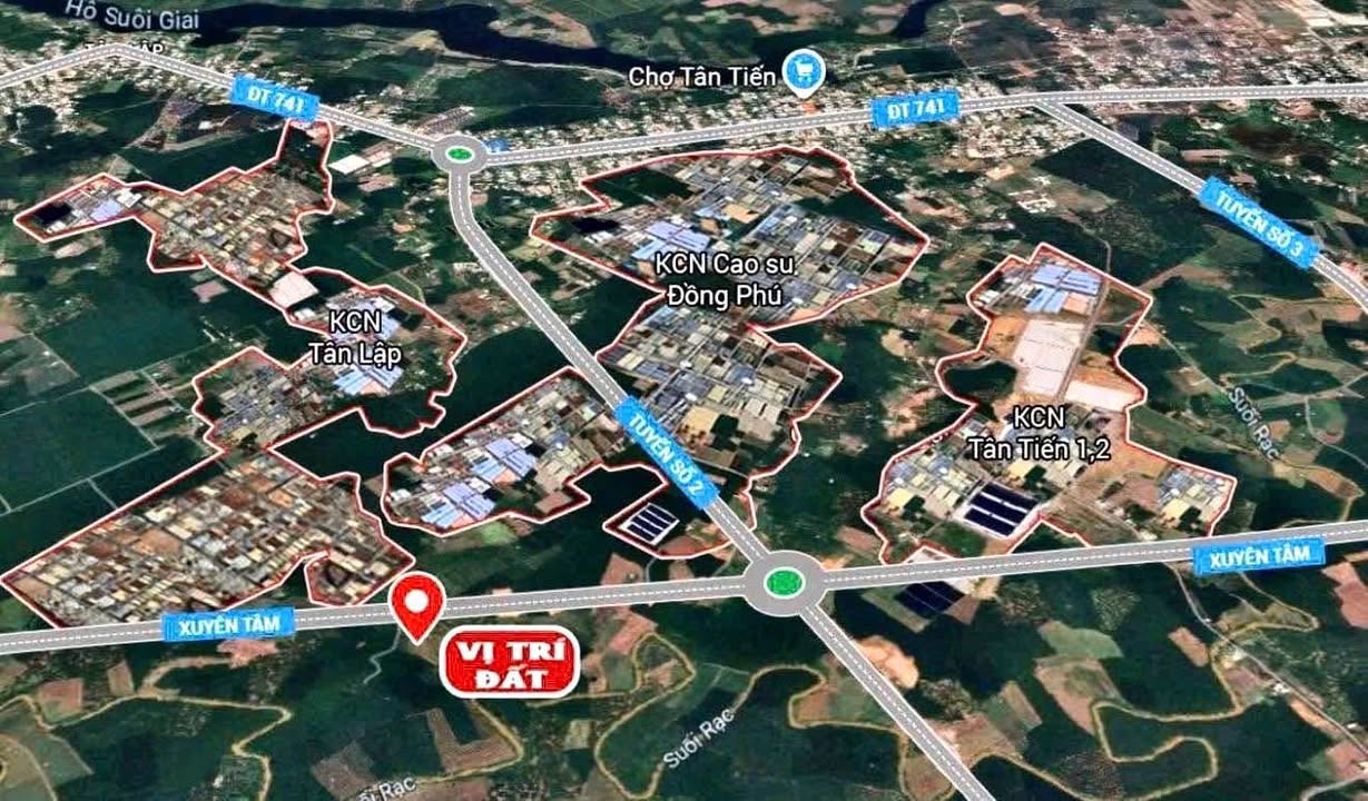 Đất thổ cư Tân Tiến, Đồng Phú 250m² giá 520 triệu - Đầu tư sinh lời ngay!