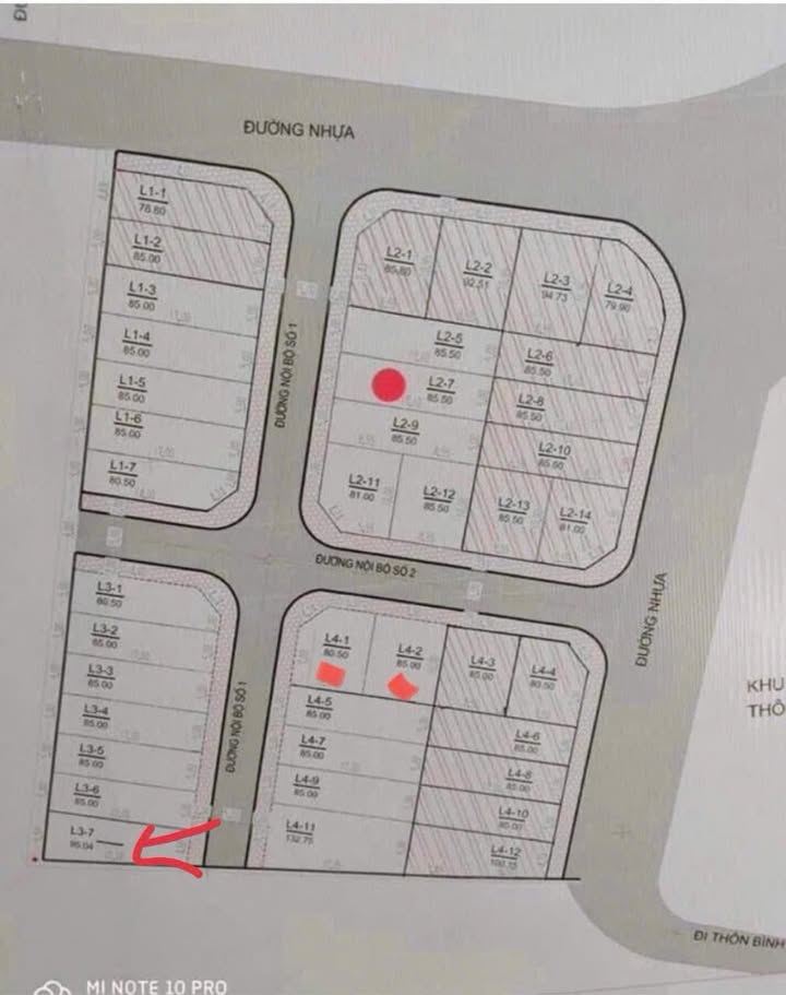 Đất dự án Ba Đa, Văn Bình, Thường Tín 95.04m² giá 7.293 tỷ - Cơ hội đầu tư hiếm có!