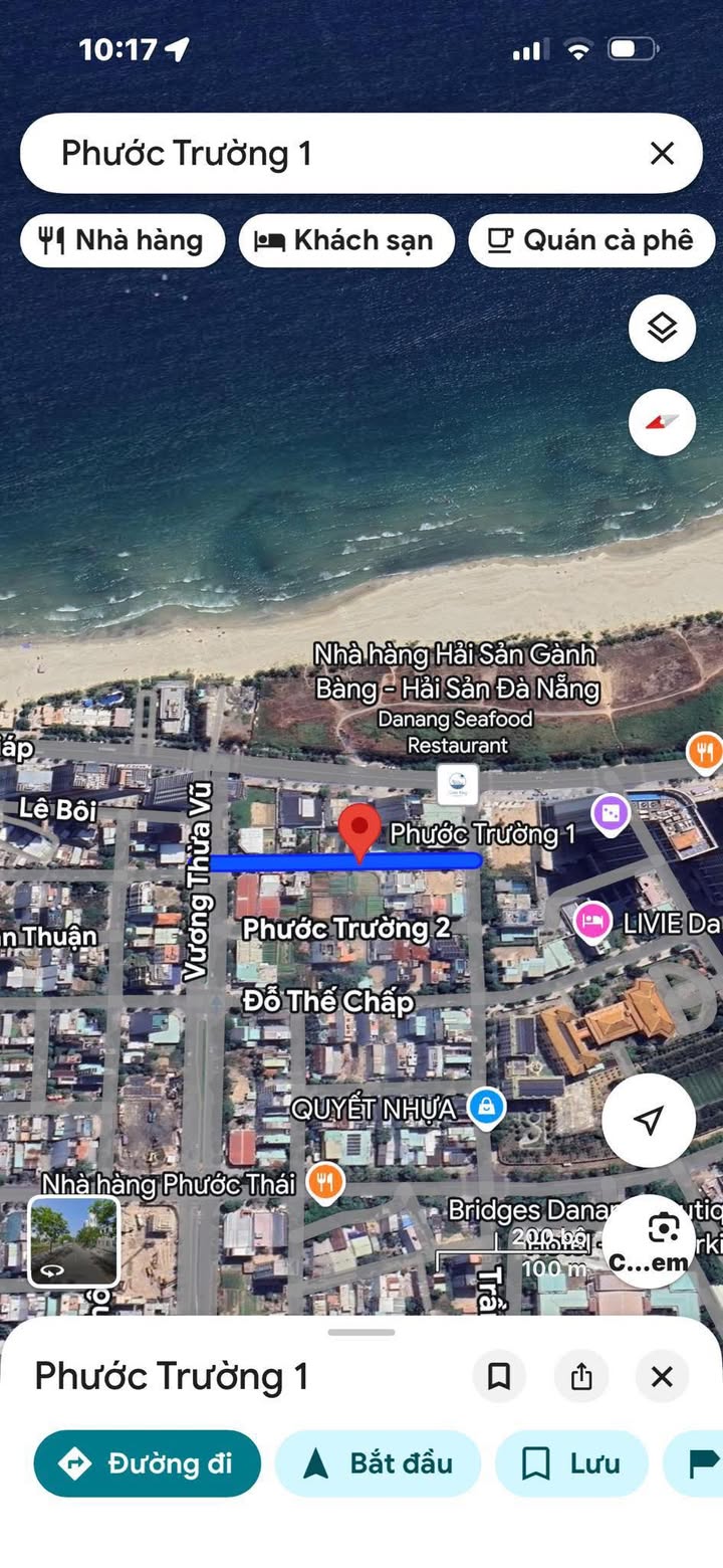 Đất nền Phước Trường 1 Đà Nẵng 240m² giá 39.12 tỷ - Sát biển, hướng Đông