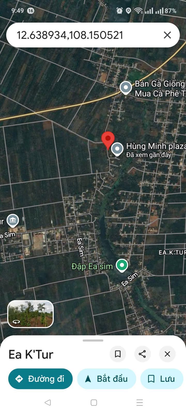 Đất thổ cư 1000m² tại Thôn 11, xã Ea Ktur Đắk Lắk - Giá chỉ 600 triệu!