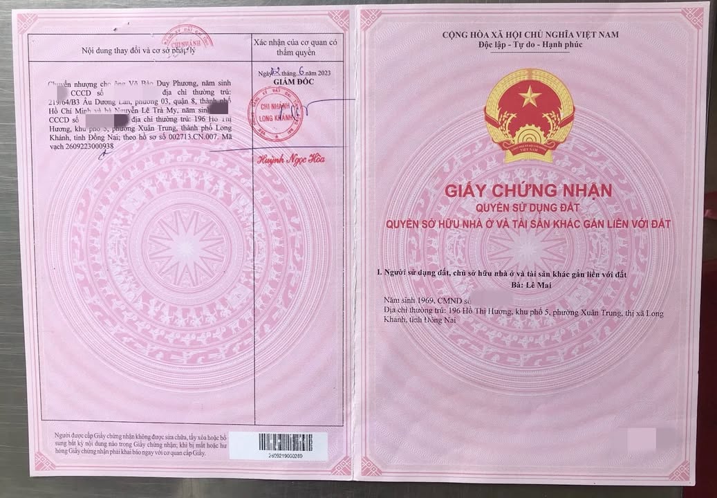 Đất thổ cư 957,9m² mặt tiền đường lớn tại Thọ An, Bảo Vinh - Giá chỉ 5 tỷ!