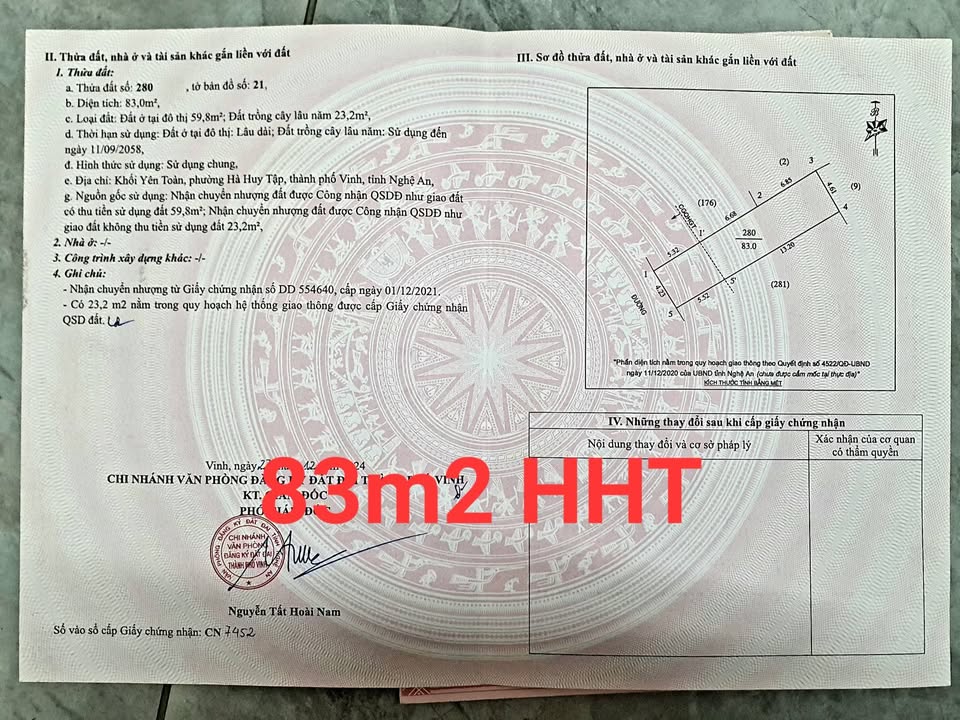 Đất nền đẹp tại Ngõ 24 Phạm Đình Toái 83m² giá 3 tỷ - Đầu tư sinh lời ngay!