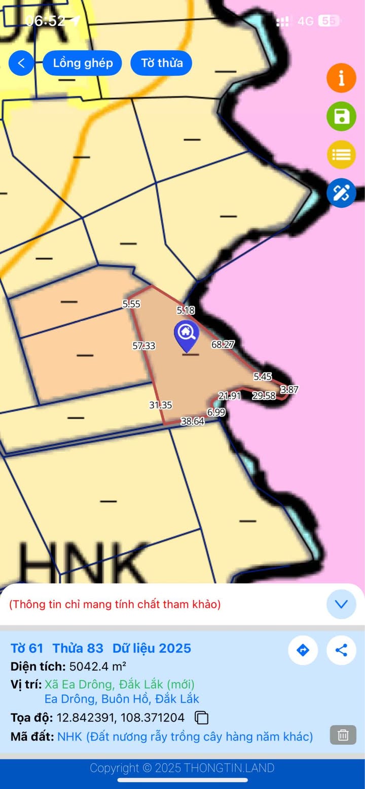 Đất nền Ea Drông Buôn Hồ 5000m² giá 600 triệu - Đầu tư sinh lời ngay!