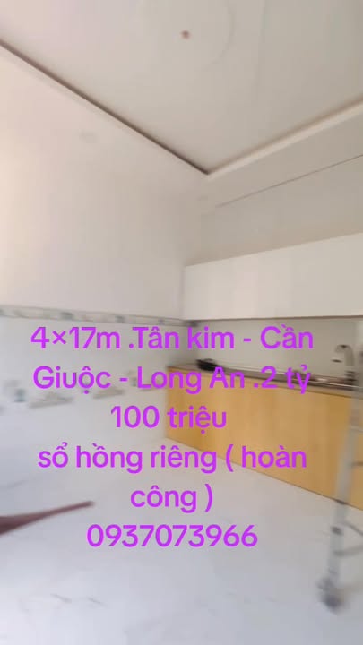 Nhà bán Tân Kim - Cần Giuộc - Long An, Diện tích 67m², Giá 2.1 tỷ - Đang hoàn thiện!