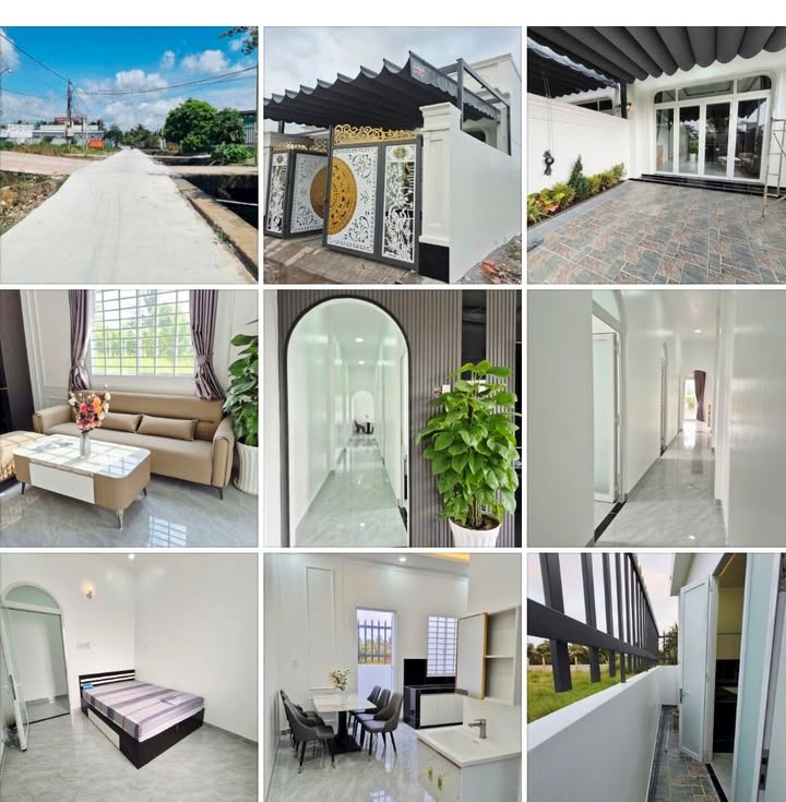 Nhà mới bán tại Bến Tre 120m² giá 1.43 tỷ - Full nội thất, ô tô vào tận nhà!