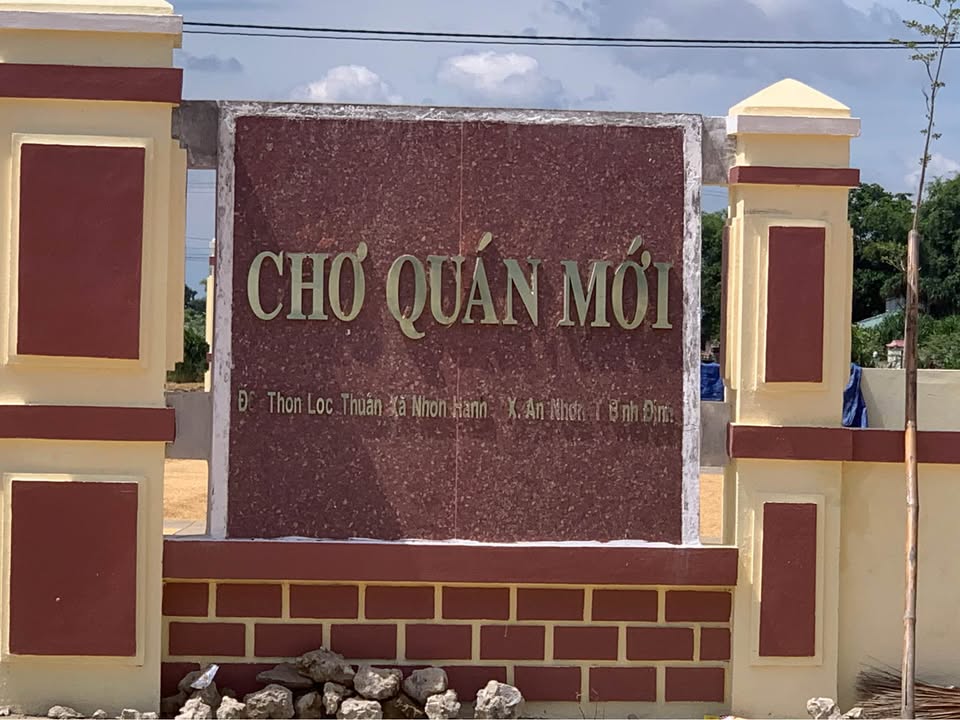 Đất nền mặt tiền chợ Quán Mới, An Nhơn 140m² giá 1.5 tỷ - Cơ hội đầu tư hiếm có!
