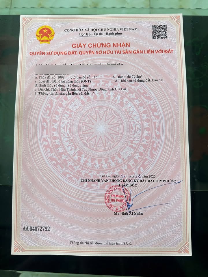 Đất nền mặt tiền đường nhựa Hữu Thành, 79m² giá chỉ 400 triệu - Sổ đỏ chính chủ!