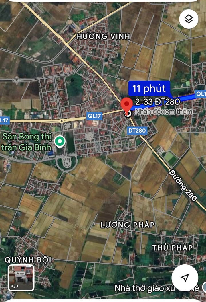 Nhà mặt đường 280, Gia Bình, 61m² giá 4.7 tỷ - Kinh doanh đắc địa!