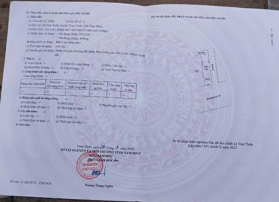 Đất nền Cổ Lễ, Trực Ninh 155m² - Chính chủ bán, vị trí đắc địa!