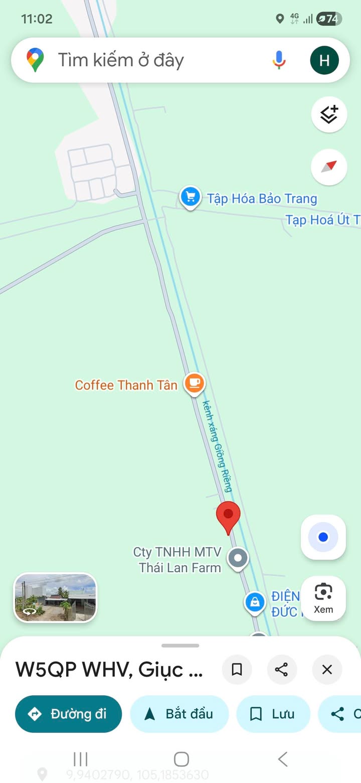 Đất thổ cư Giục Tượng Châu Thành 250m² giá 800 triệu - Pháp lý rõ ràng