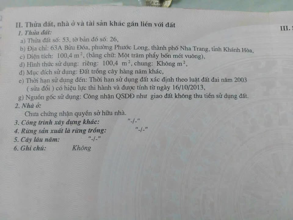 Đất nền phố Nam Nha Trang 100m² giá 3.4 tỷ - Đầu tư sinh lời ngay!