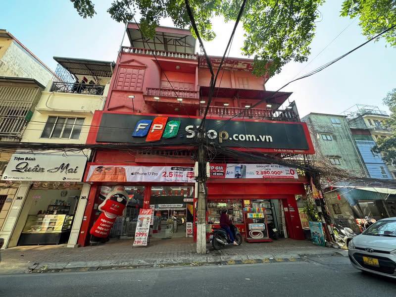 Nhà mặt tiền 265 Hoàng Hoa Thám, 37m² giá 33 triệu - Chính chủ cho thuê!