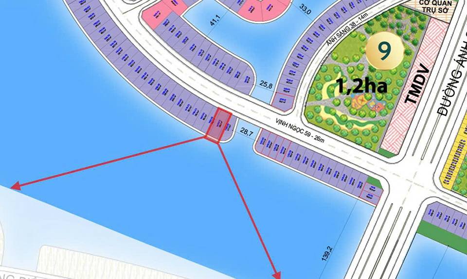 Biệt thự Song Lập Vinhomes Green Paradise Cần Giờ 285m² giá 35 tỷ - View biển đẹp