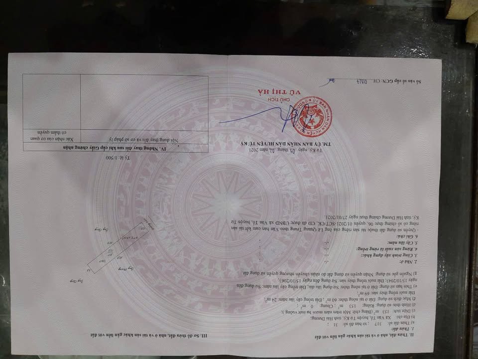 Đất mặt tiền 5m, sâu 30m tại thôn Mỹ Ân, huyện An Dương - Giá chỉ 1.6 tỷ!