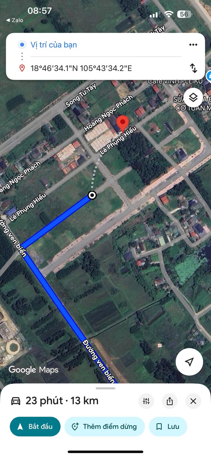 Đất ở đô thị Nghi Hương Cửa Lò 220m² giá 4 tỷ - Vị trí cực đẹp gần biển!