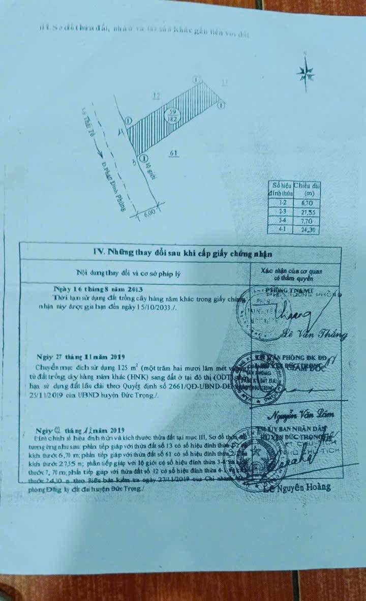Đất mặt tiền Lý Thái Tổ, Đức Trọng, Lâm Đồng 182m² giá 5.6 tỷ - Cơ hội đầu tư tuyệt vời!