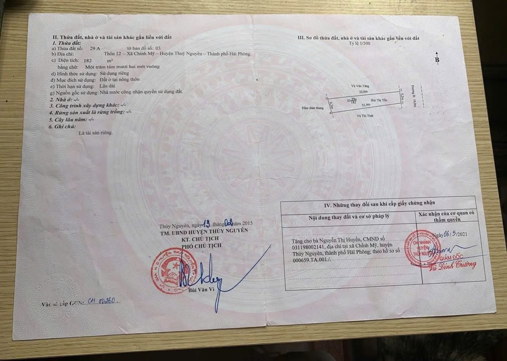 Đất thổ cư Chính Mỹ 182m² giá 2.3 tỷ - Cơ hội đầu tư sinh lời tuyệt vời!