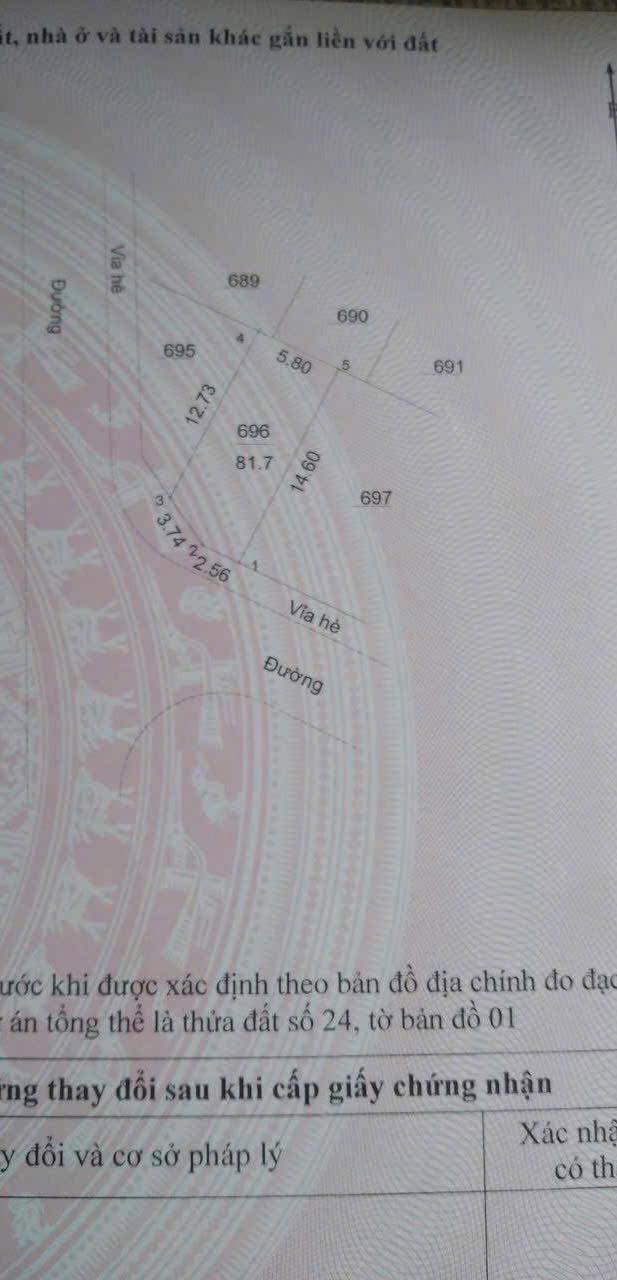 Đất dịch vụ Di Trạch Hoài Đức 81.7m² giá 12.2 tỷ - Sổ đỏ chính chủ, đầu tư sinh lời!