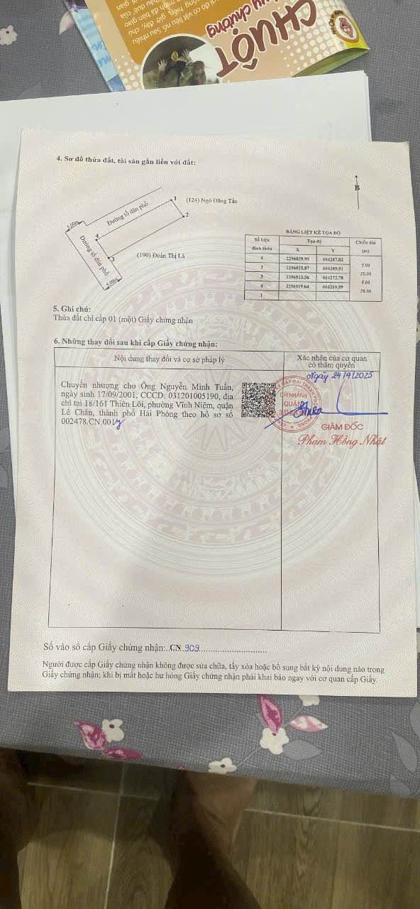 Đất ngõ 93 Tân Thành, Hải Phòng 100m² giá 2.1 tỷ - Cơ hội đầu tư tuyệt vời!