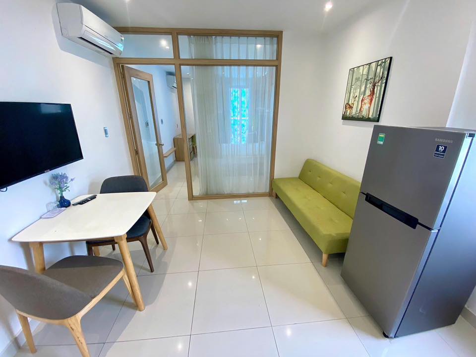 Căn hộ cho thuê 1 phòng ngủ Nguyễn Thị Minh Khai, Hải Châu - Giá 7.5 triệu, nội thất mới đẹp!
