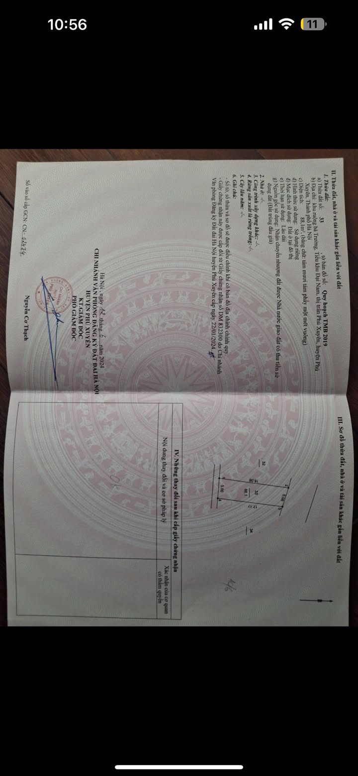 Đất phân lô siêu thoáng mặt đường 6m tại khu Đại Nam, Phú Xuyên - Giá tốt nhất khu vực!