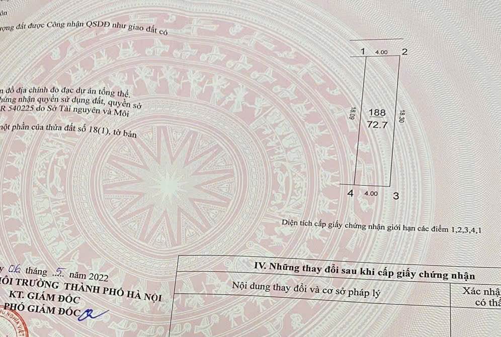 Đất nền lô góc 72m² tại Nam Hồng, Đông Anh - Giá chỉ 600 triệu!